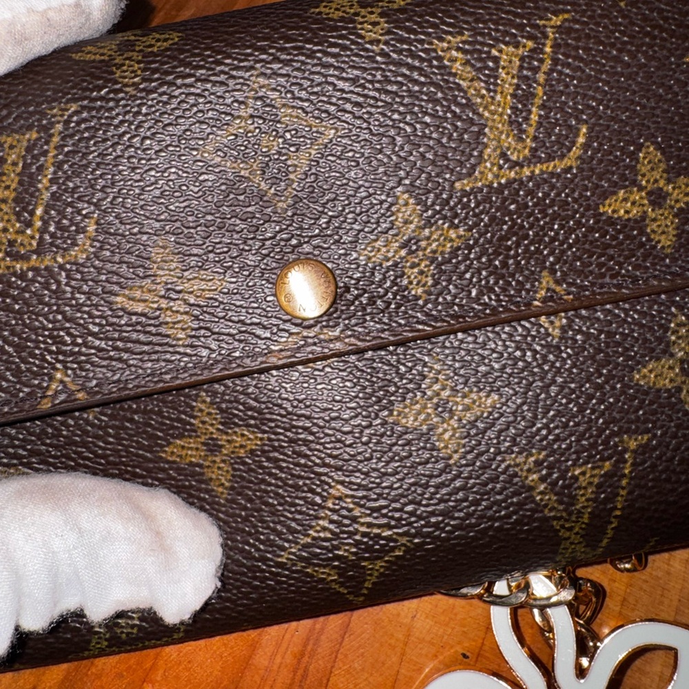 Louis Vuitton monogram Sarah wallet converted Crossbody 2002 vintage - Picture 14 of 17